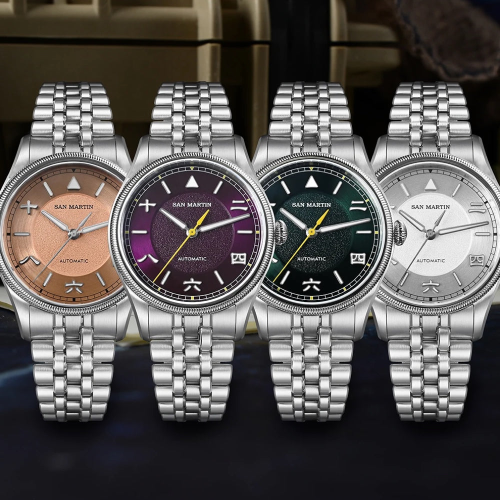 San Martin Watches for Men 40mm Stainless Steel – SN0033 G-C