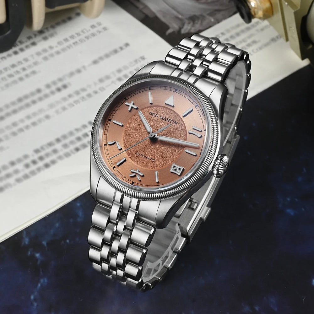 San Martin Watches for Men 40mm Stainless Steel – SN0033 G-C