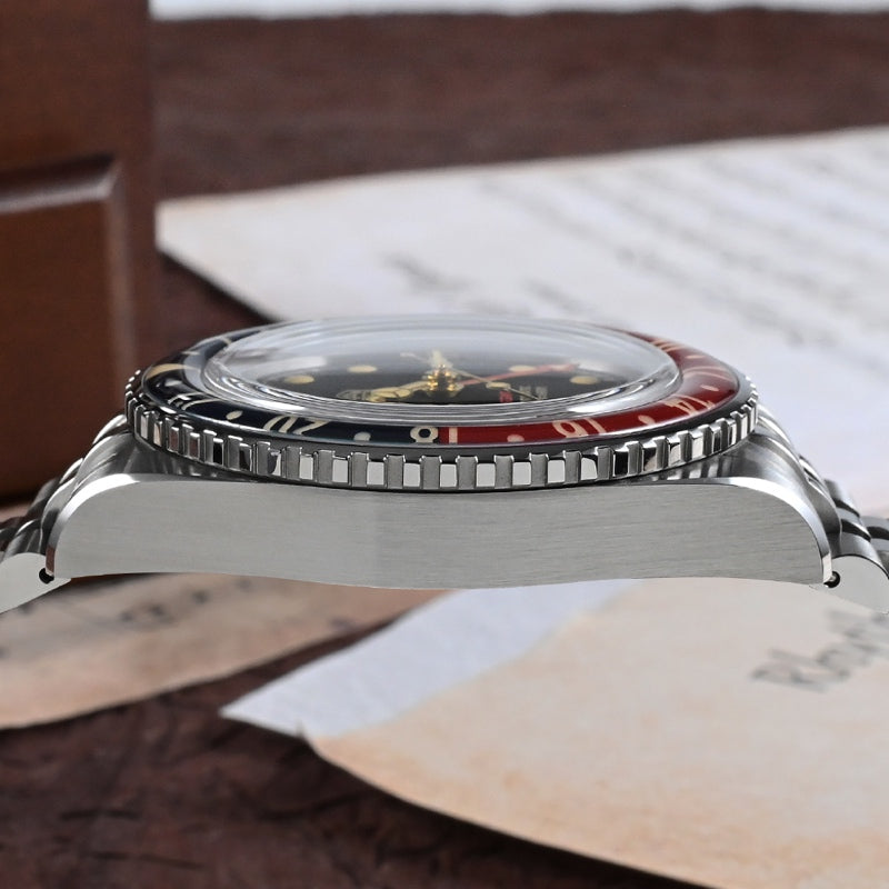 San Martin Watches for Men GMT 39mm Stainless Steel – SN0005