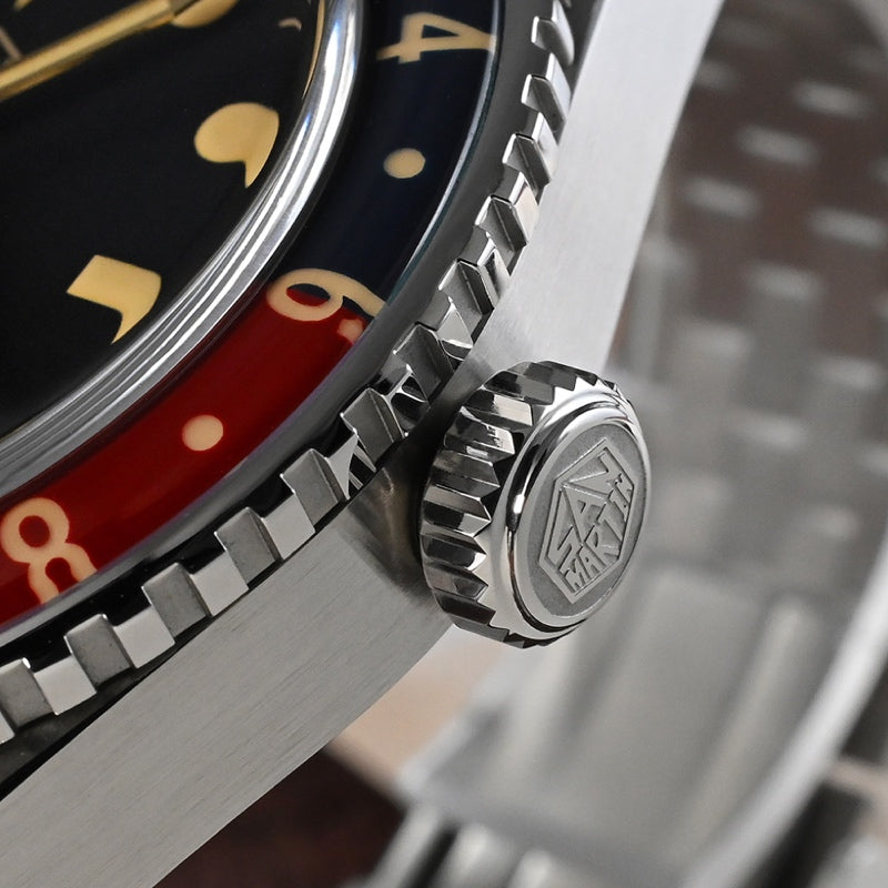 San Martin Watches for Men GMT 39mm Stainless Steel – SN0005