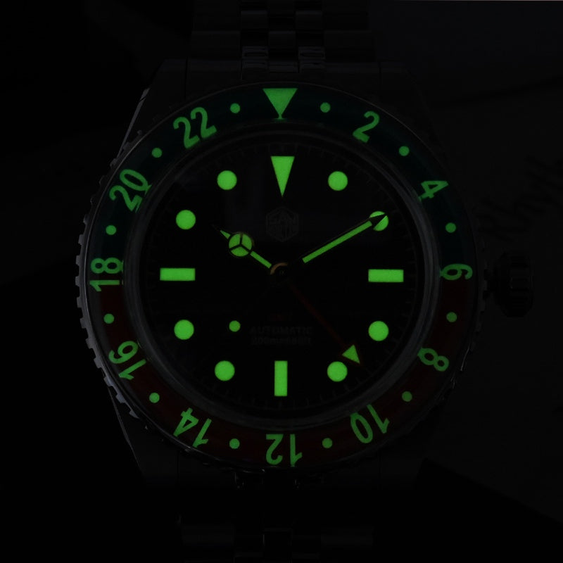 San Martin Watches for Men GMT 39mm Stainless Steel – SN0005