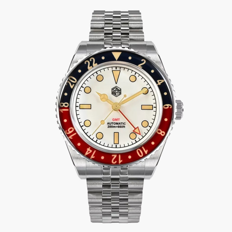 San Martin Watches for Men GMT 39mm Stainless Steel – SN0005