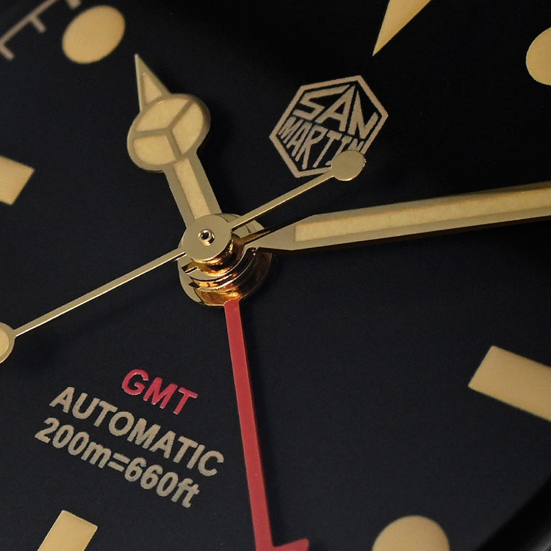 San Martin Watches for Men GMT 39mm Stainless Steel – SN0005