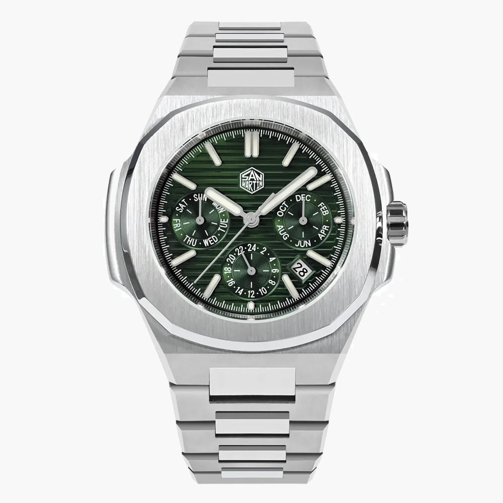 San Martin Watches for Men 40mm Stainless Steel – SN0075 G-B