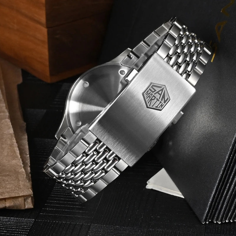 San Martin Watches for Men 40mm Stainless Steel – SN0105 G-JS