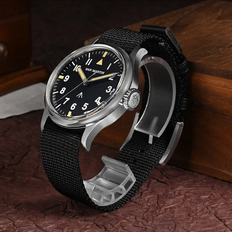 San Martin Watches for Men 40mm Stainless Steel – SN0105 G-NB1