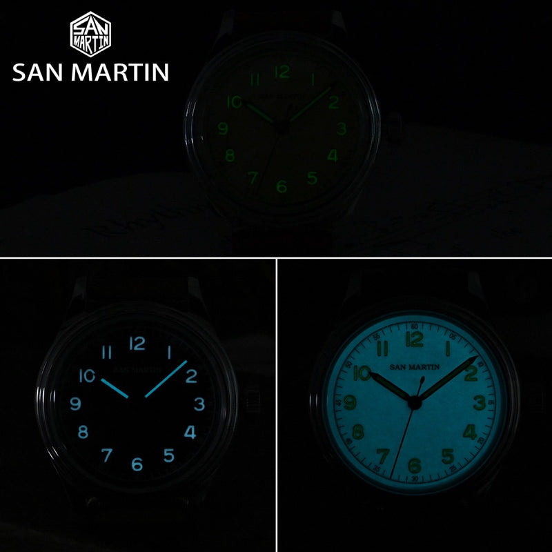 San Martin Watches for Men 40mm Stainless Steel – SN0108 G