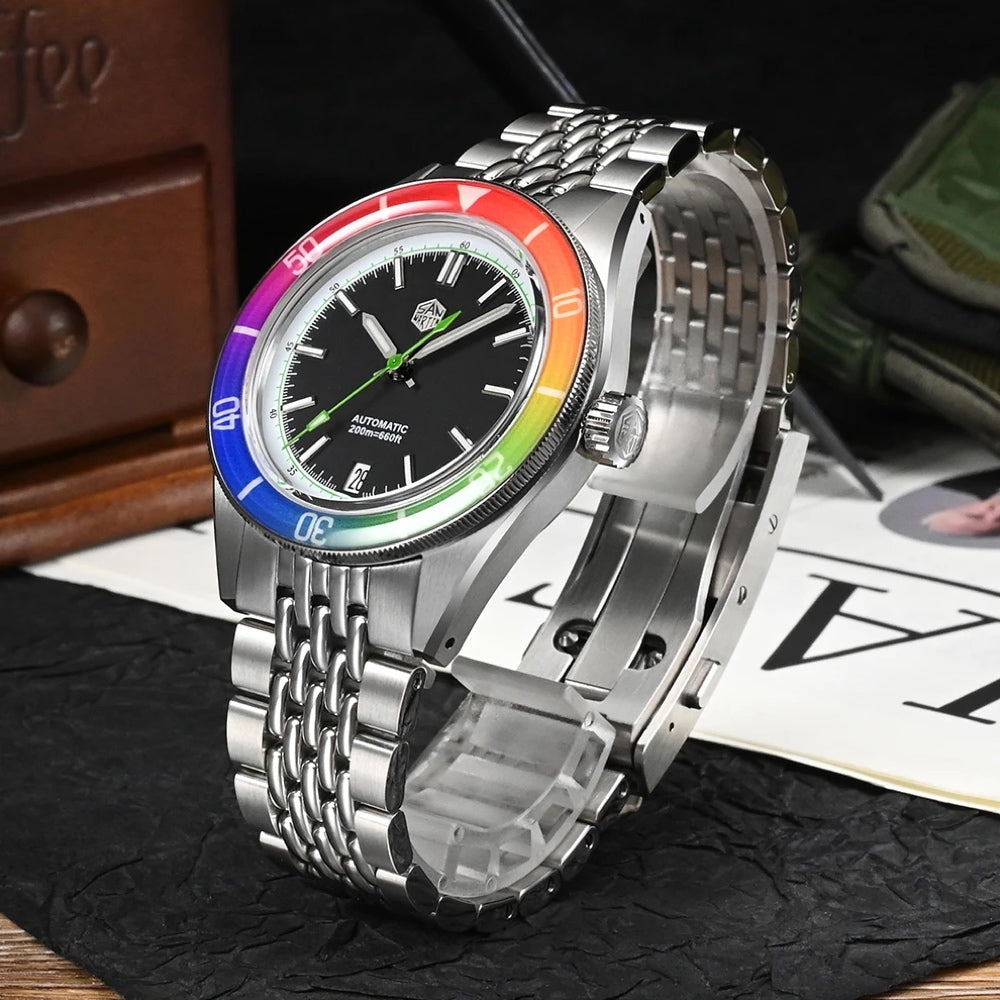 San Martin Watches for Men 40mm Stainless Steel – SN0116 G-B1