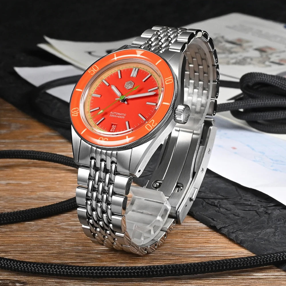 San Martin Watches for Men 40mm Stainless Steel – SN0116 G-B