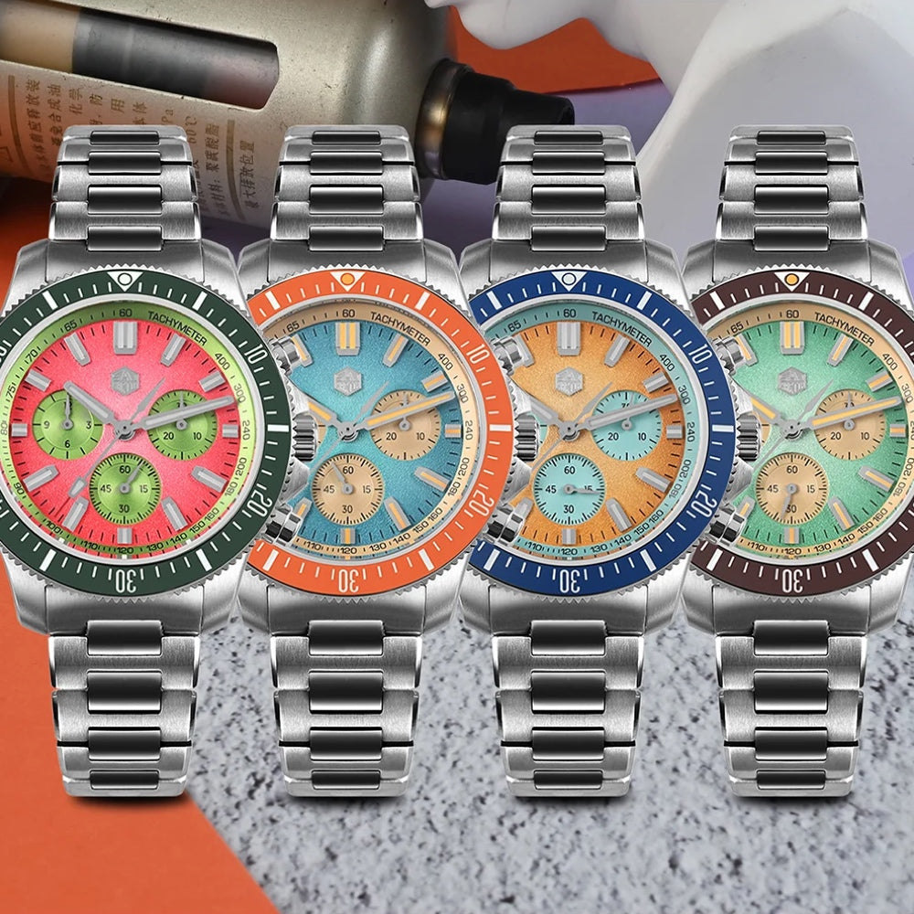 San Martin Watches for Men 40mm Stainless Steel – SN0118 G-JS