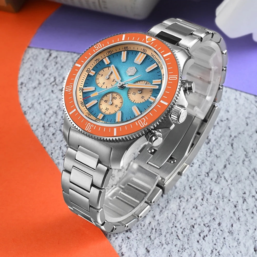 San Martin Watches for Men 40mm Stainless Steel – SN0118 G-JS