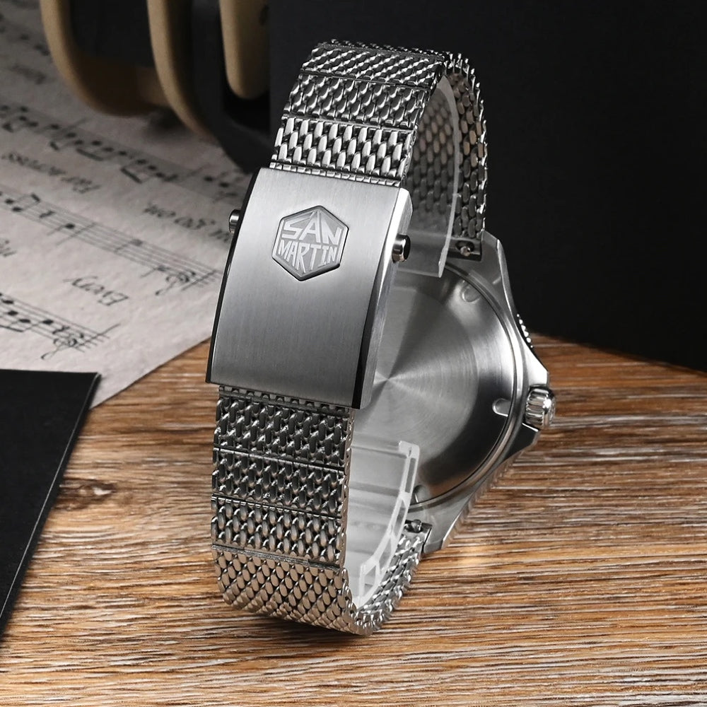 San Martin Watches for Men 40mm Stainless Steel – SN0118 G