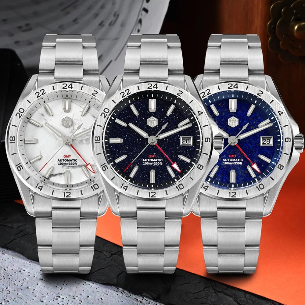 San Martin Watches for Men 40mm Stainless Steel – SN0129 G-B