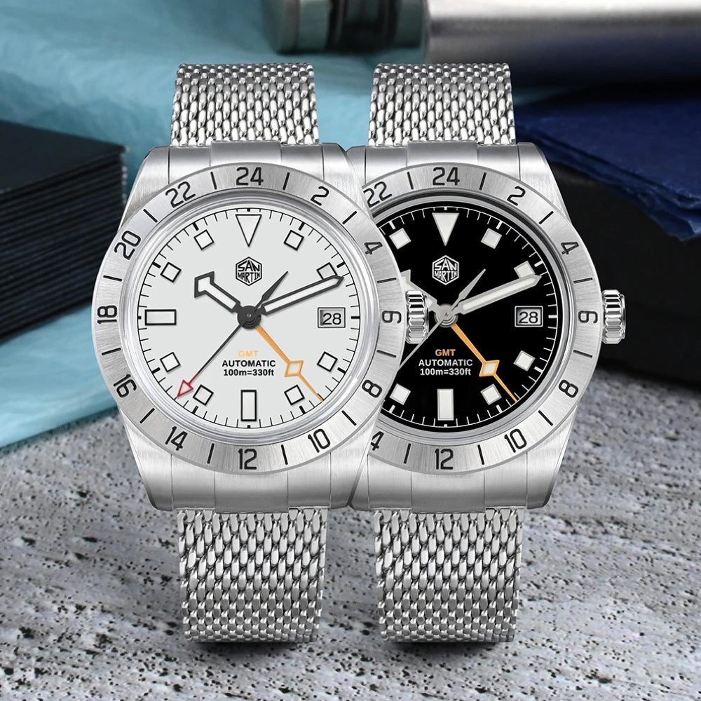 San Martin Watches for Men 40mm Stainless Steel – SN0135 G