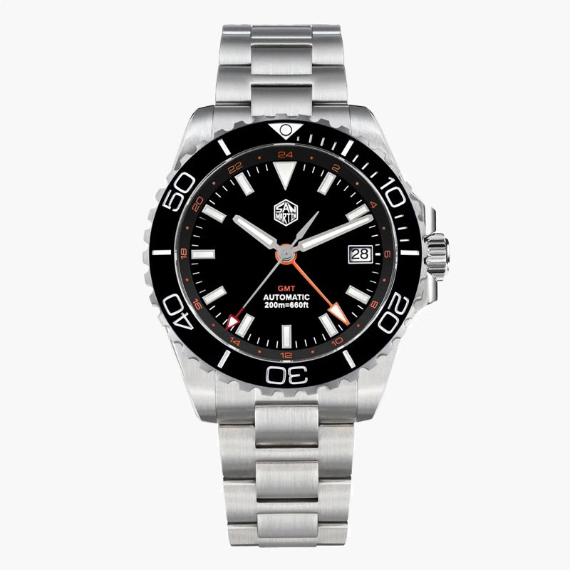 San Martin Watches for Men GMT 40mm Stainless Steel – SN0136 G