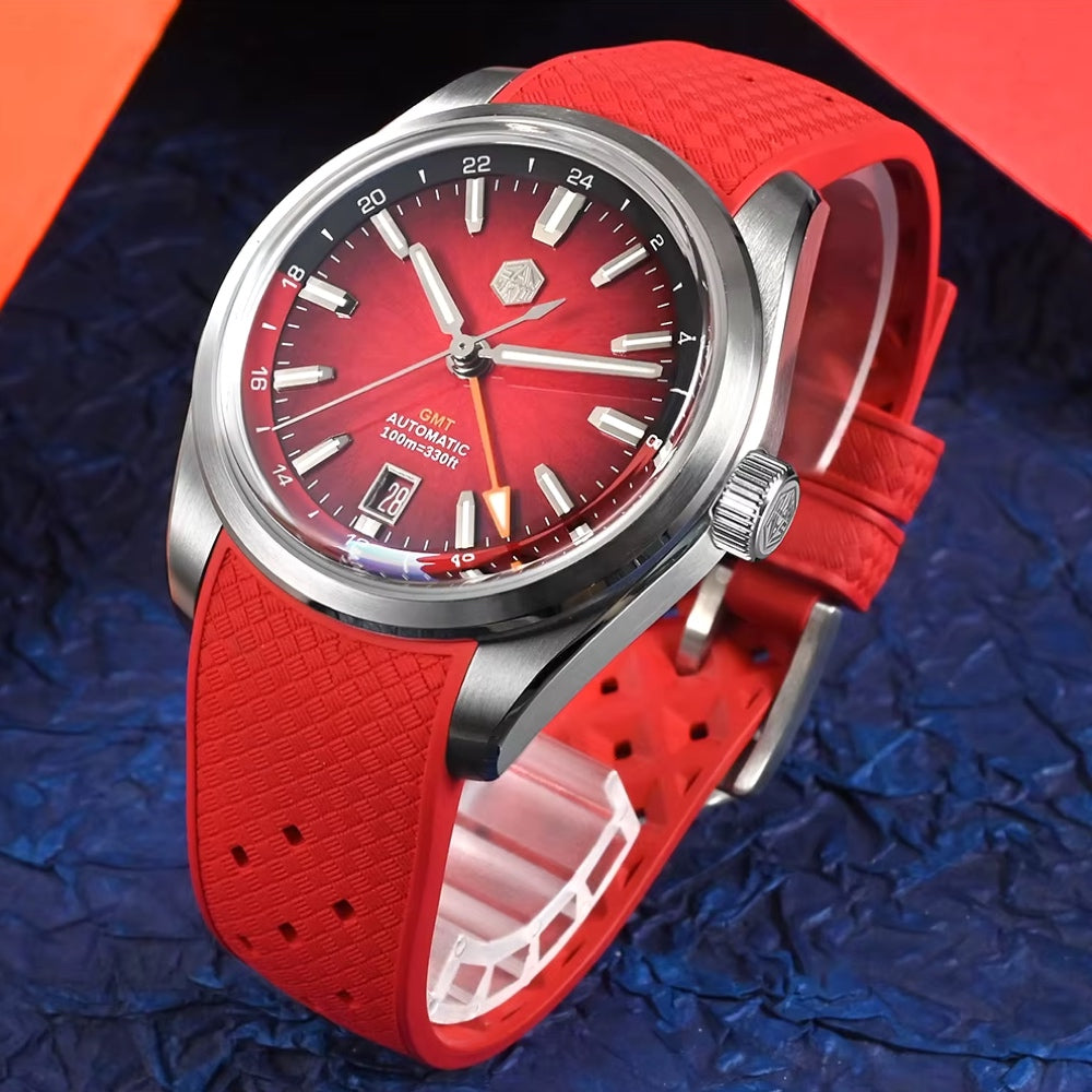 San Martin Watches for Men GMT 39mm Stainless Steel – SN0144 BGX