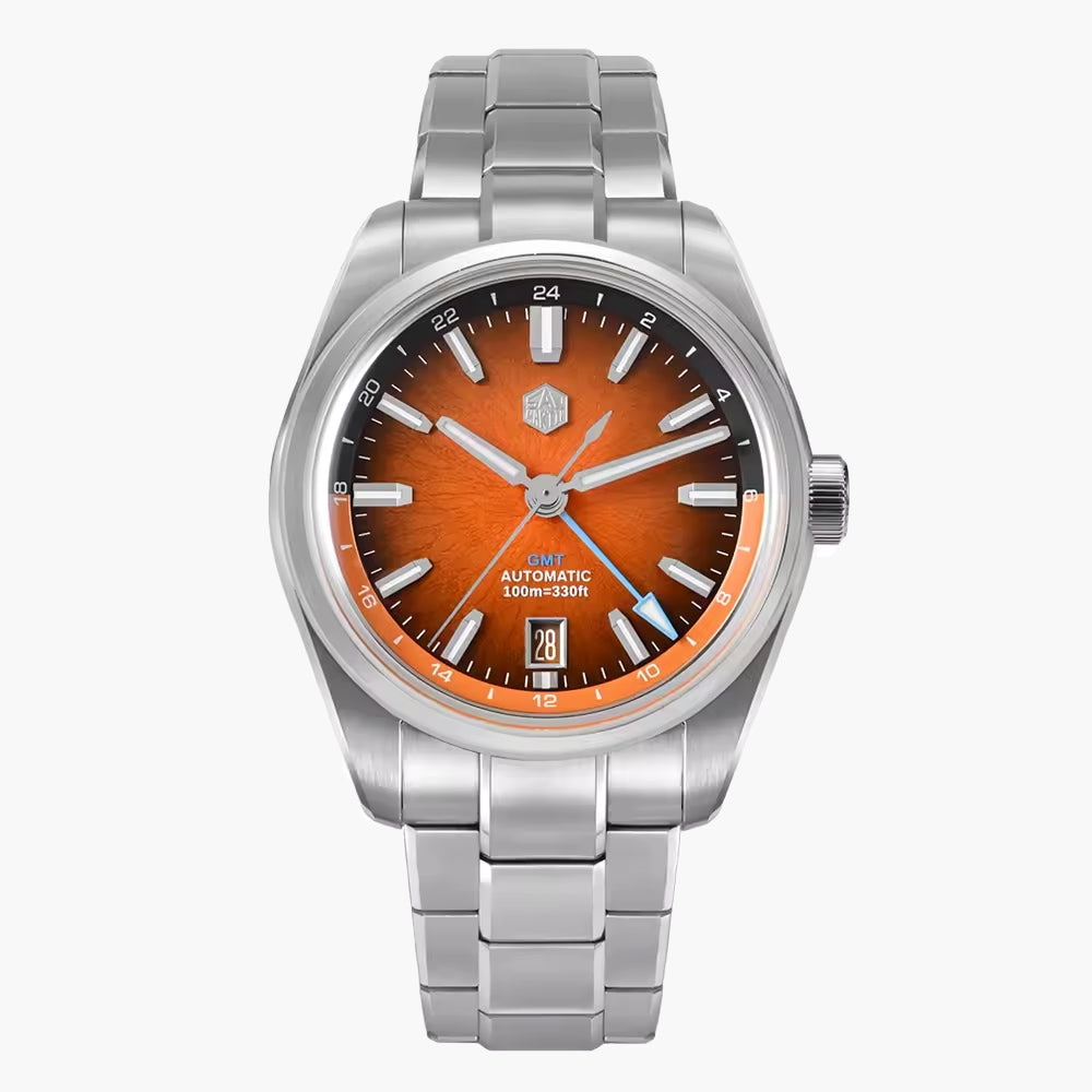 San Martin Watches for Men GMT 39mm Stainless Steel – SN0144 BGX