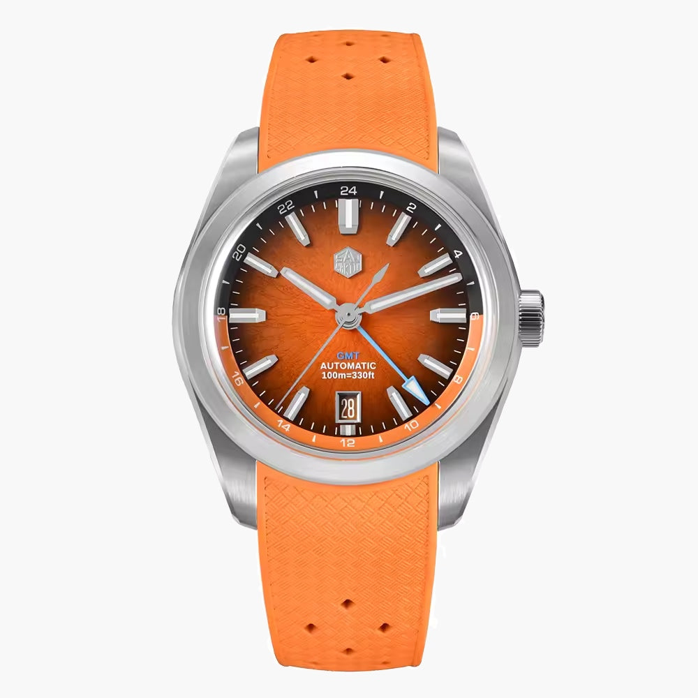 San Martin Watches for Men GMT 39mm Stainless Steel – SN0144 BGX