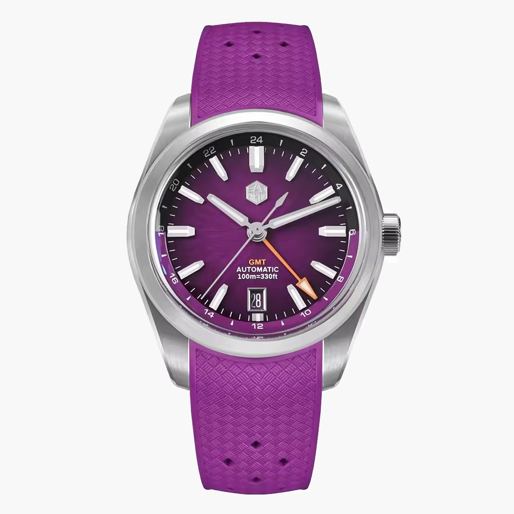 San Martin Watches for Men GMT 39mm Stainless Steel – SN0144 BGX