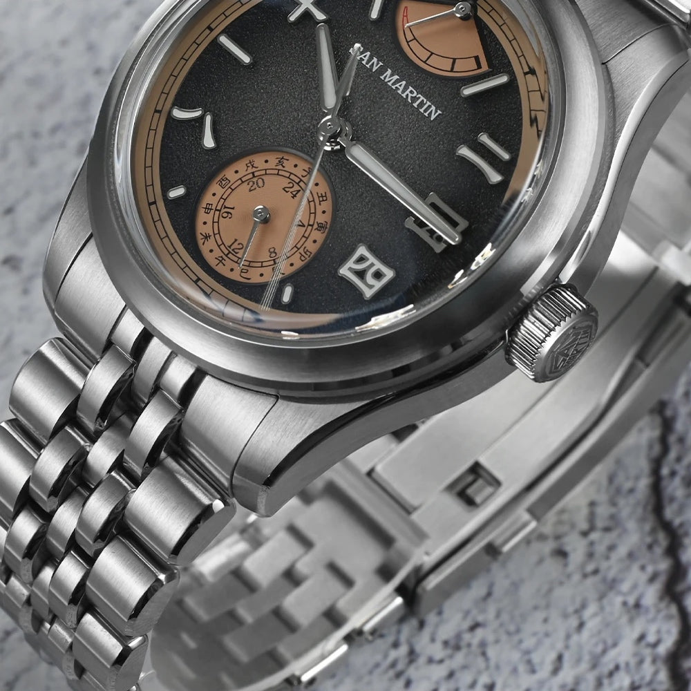 San Martin Watches for Men 39mm Stainless Steel – SN0144 DG