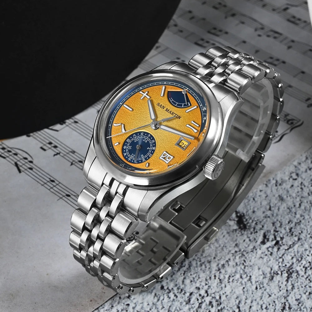 San Martin Watches for Men 39mm Stainless Steel – SN0144 DG