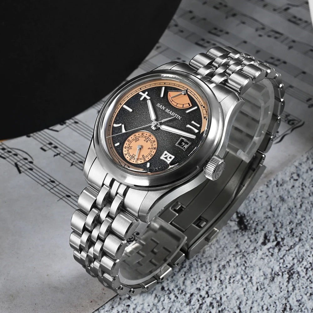 San Martin Watches for Men 39mm Stainless Steel – SN0144 DG