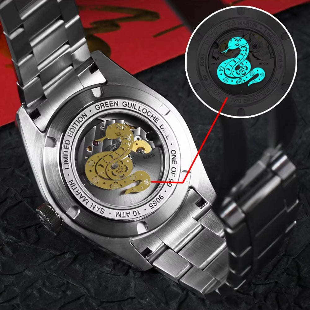 San Martin Watches for Men 39mm Stainless Steel – SN0144 GX6 Limited Edition