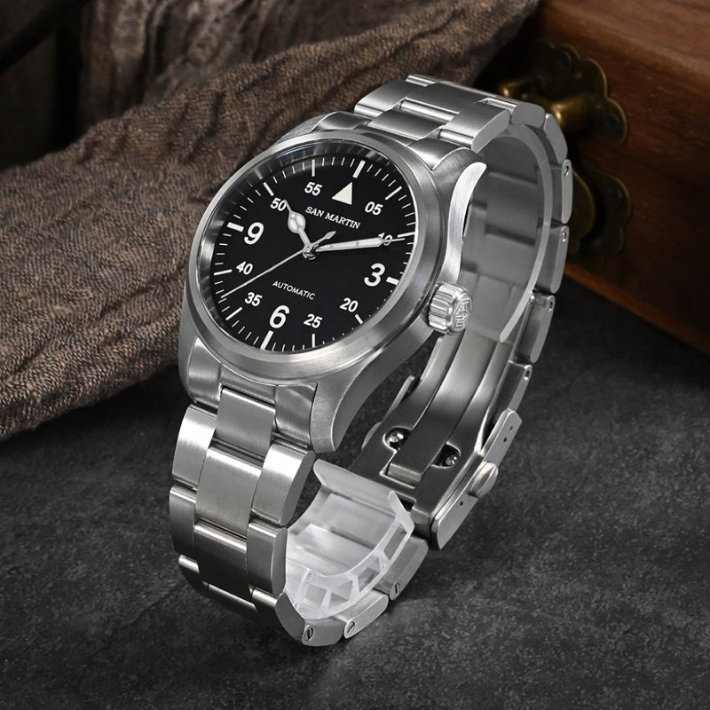 San Martin Watches for Men 40mm Stainless Steel – SN0034 G-B1