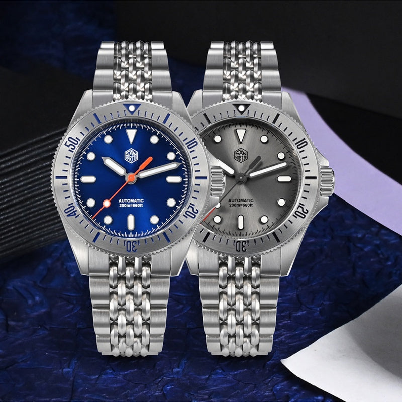 San Martin Watches for Men 40mm Stainless Steel – SN0044 G-B