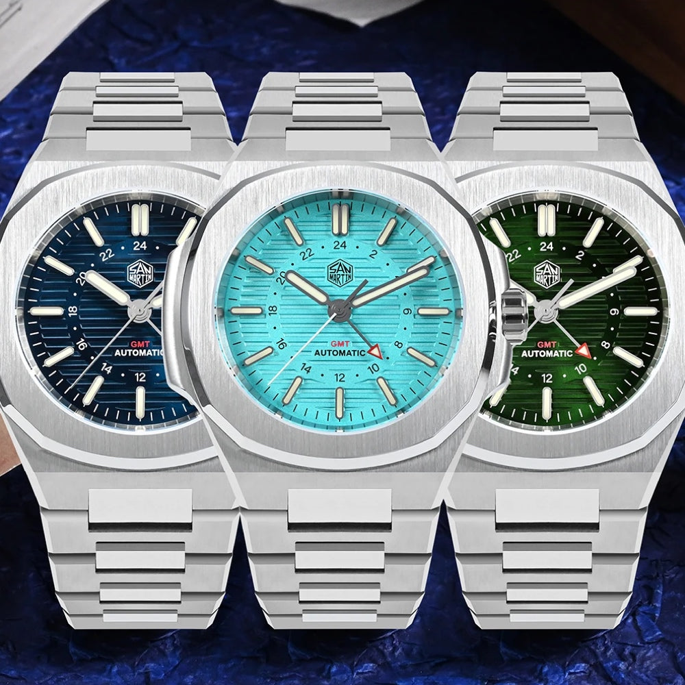 San Martin Watches for Men 40mm Stainless Steel – SN0075 G-C