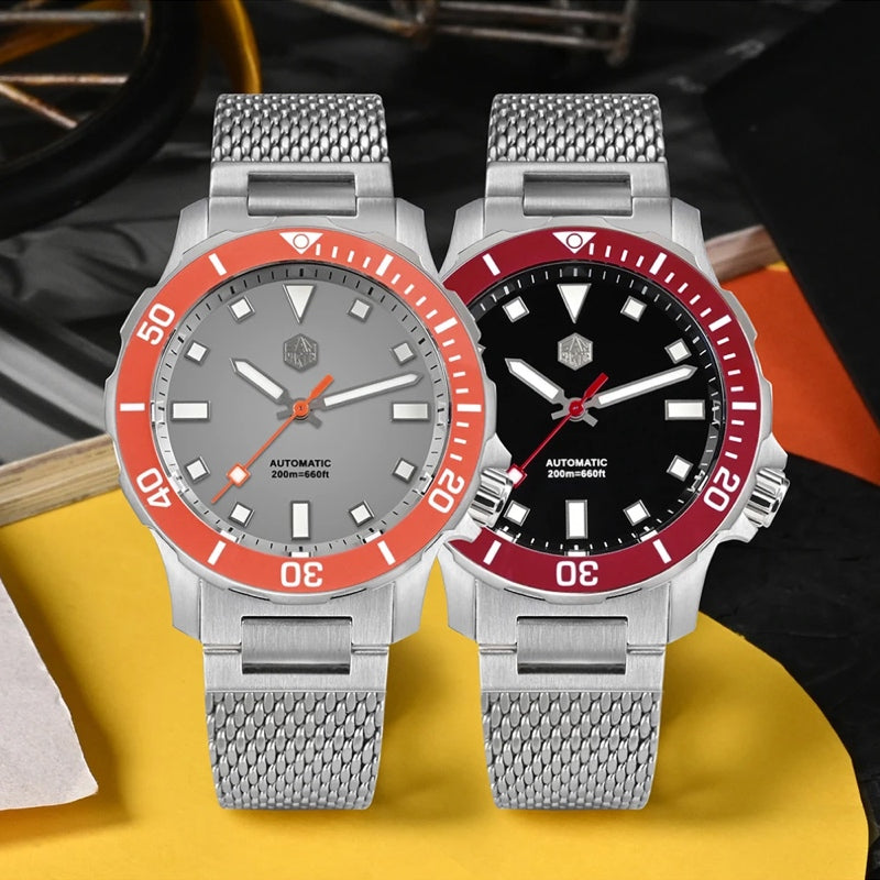 San Martin Watches for Men 40mm Stainless Steel – SN0085 G-B