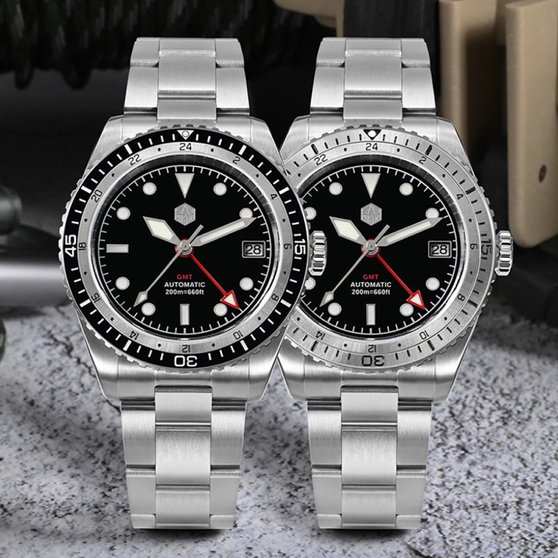 San Martin Watches for Men GMT 40mm Stainless Steel – SN0112 G